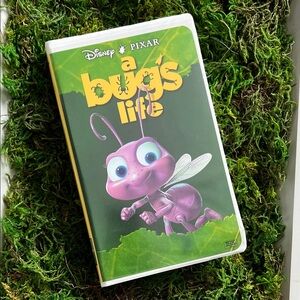 VINTAGE Disney "A Bug's Life" VHS tape in its original clamshell case. 1999